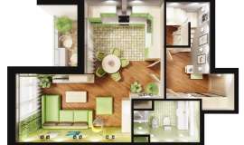 Планировки квартир — 3D визуализация